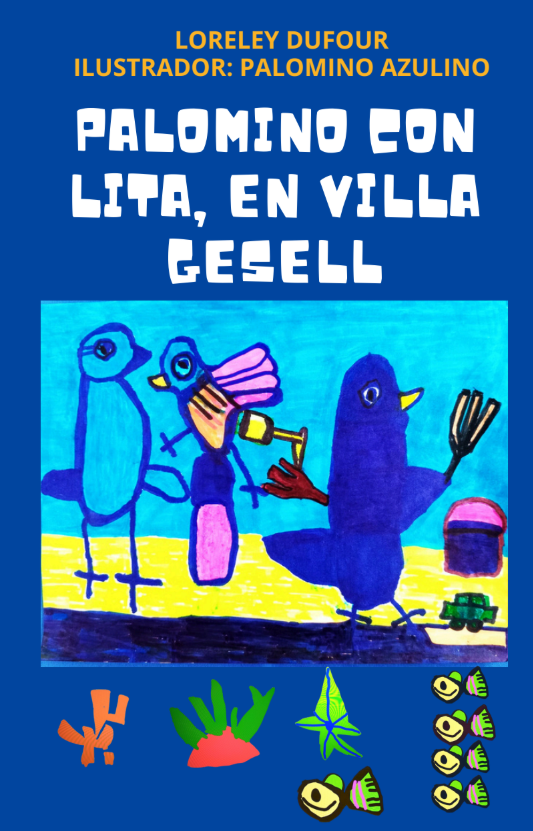 Palomino con Lita, en Villa Gesell - Tapa del libro